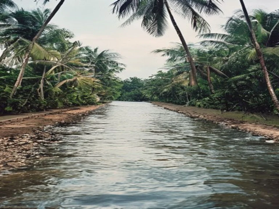 Ma Oya River Bathing