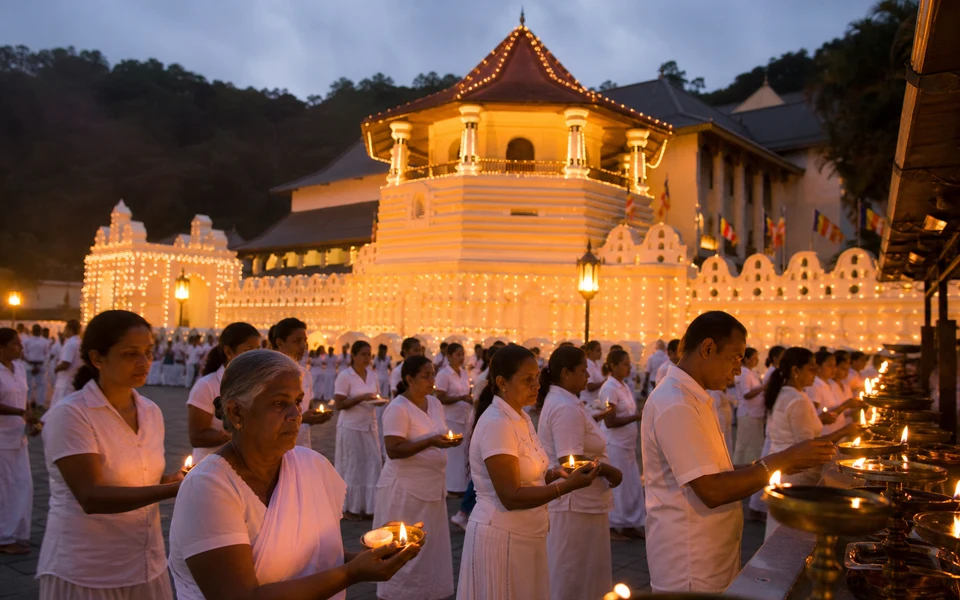 Temple of the Tooth Evening Ceremony