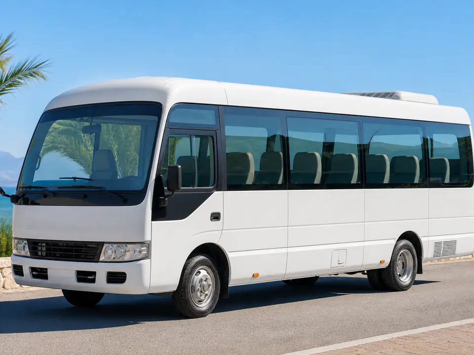 Toyota Coaster — Shorta Tours Sri Lanka tour fleet